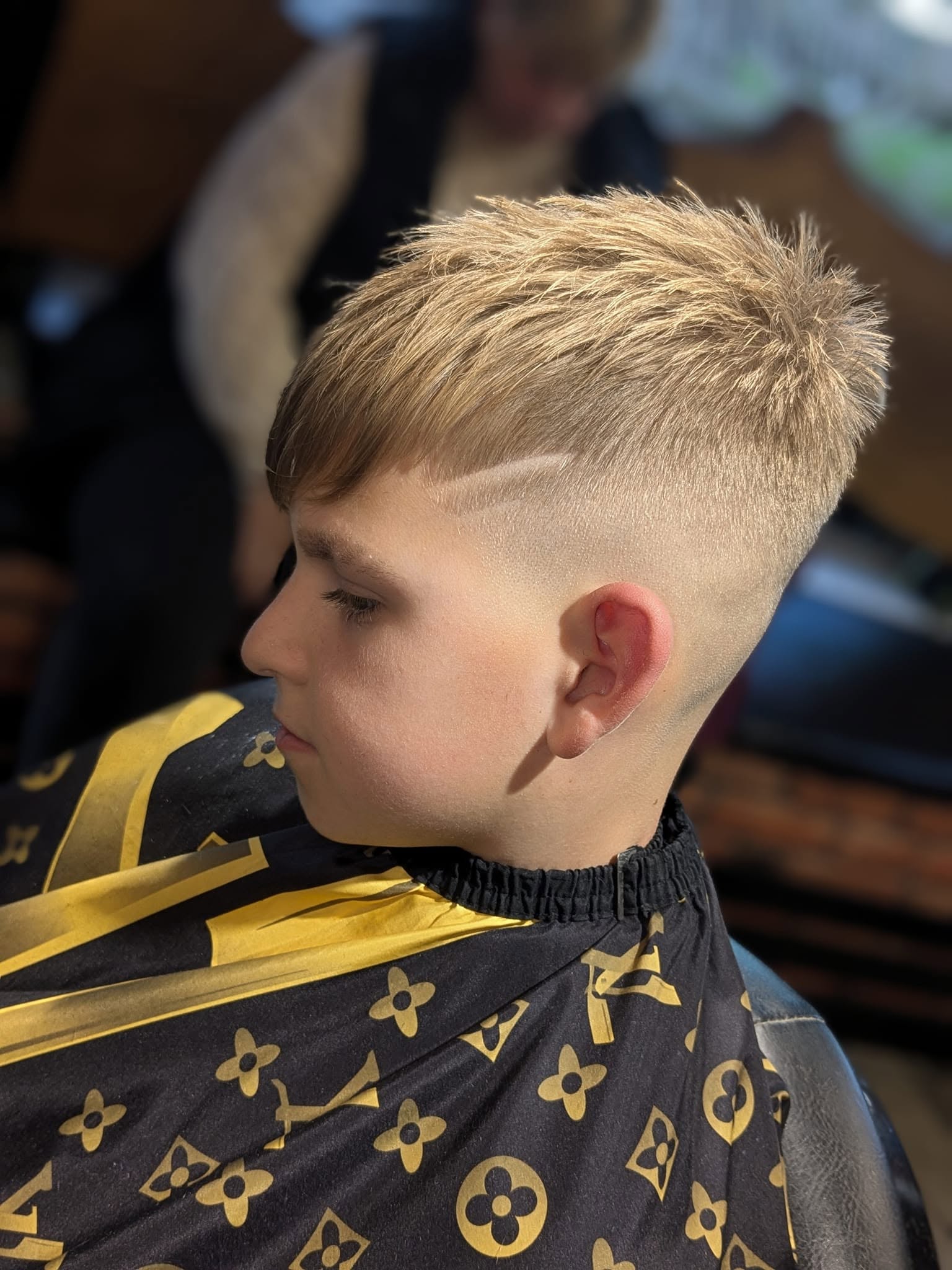 French crop with a skin fade