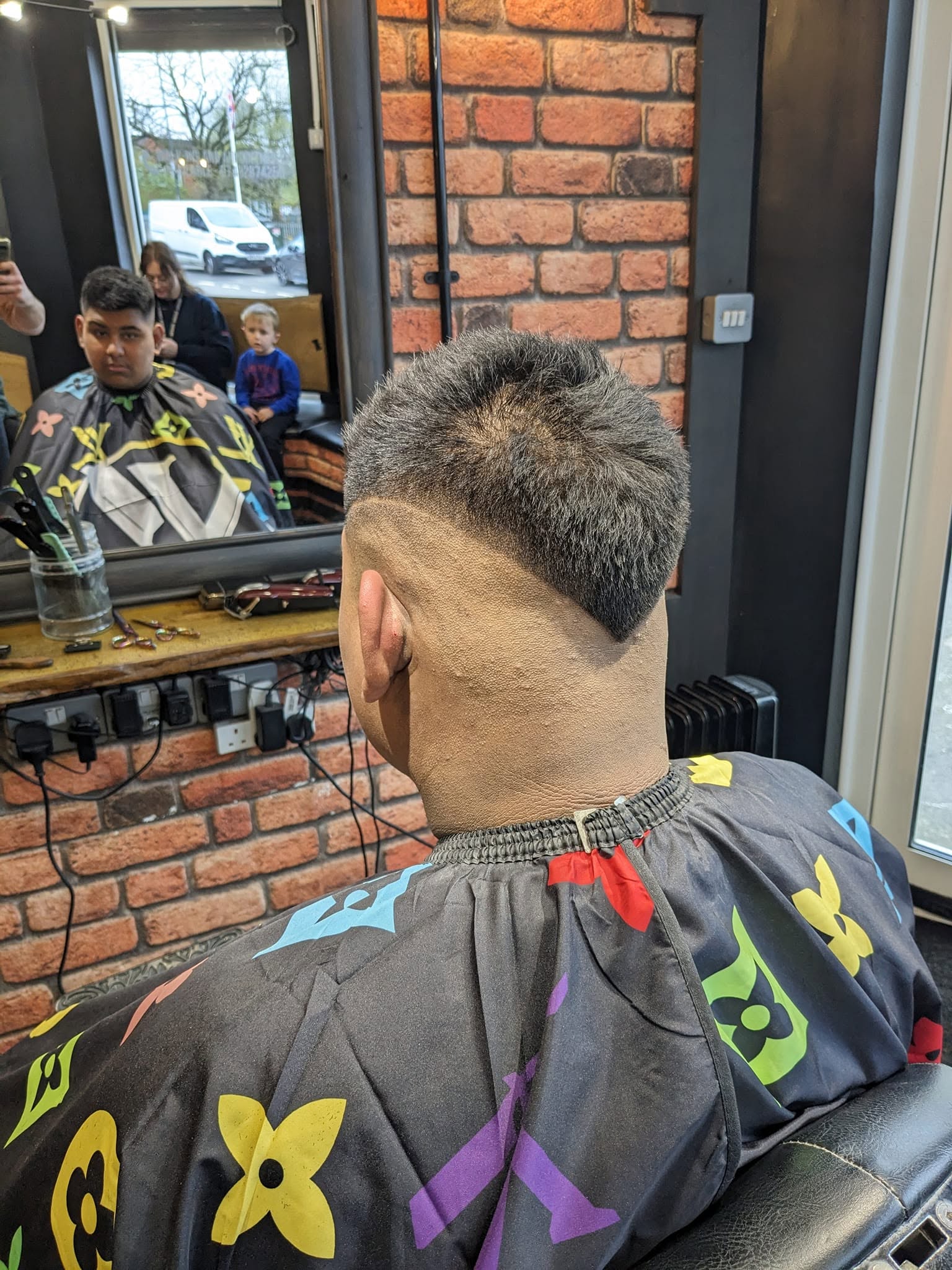 Long textured mullet